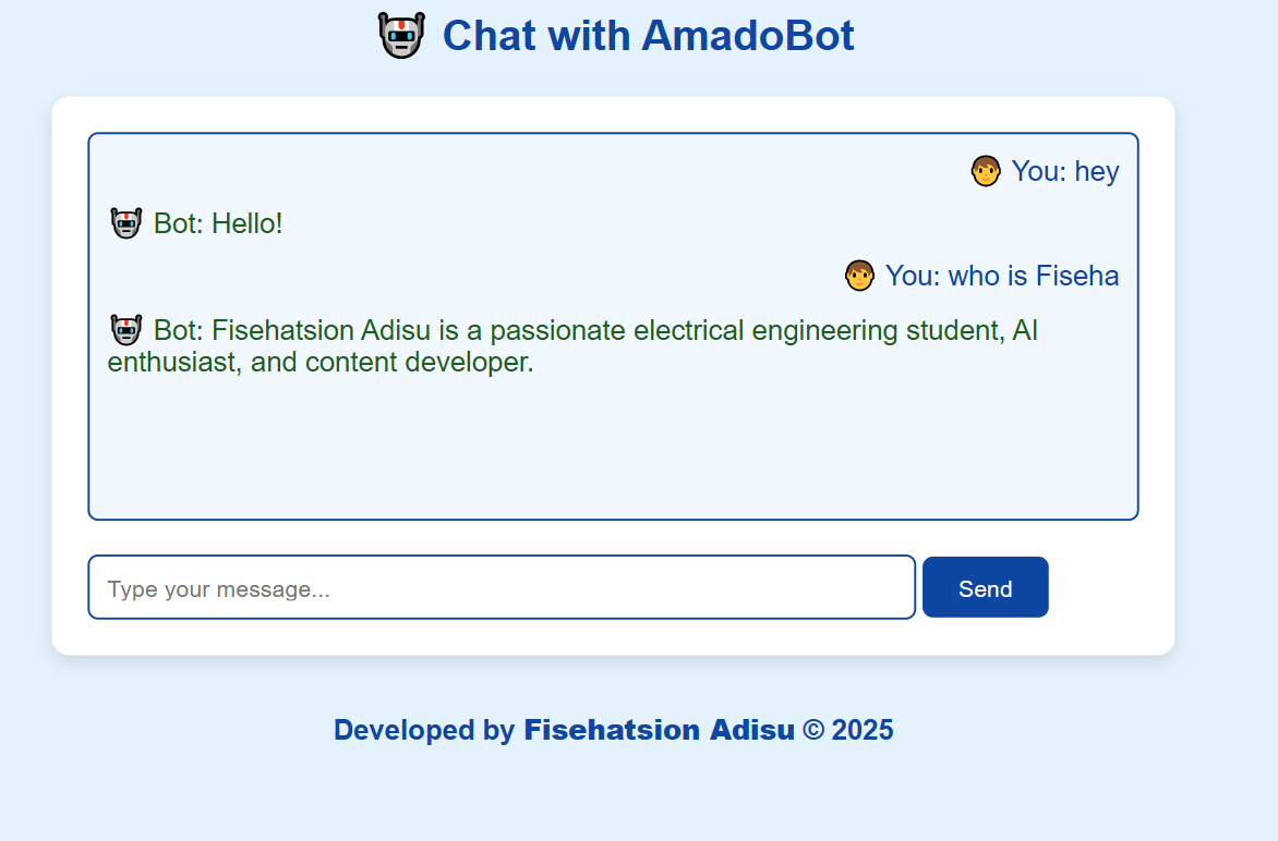 Web-based AI ChatBot project
